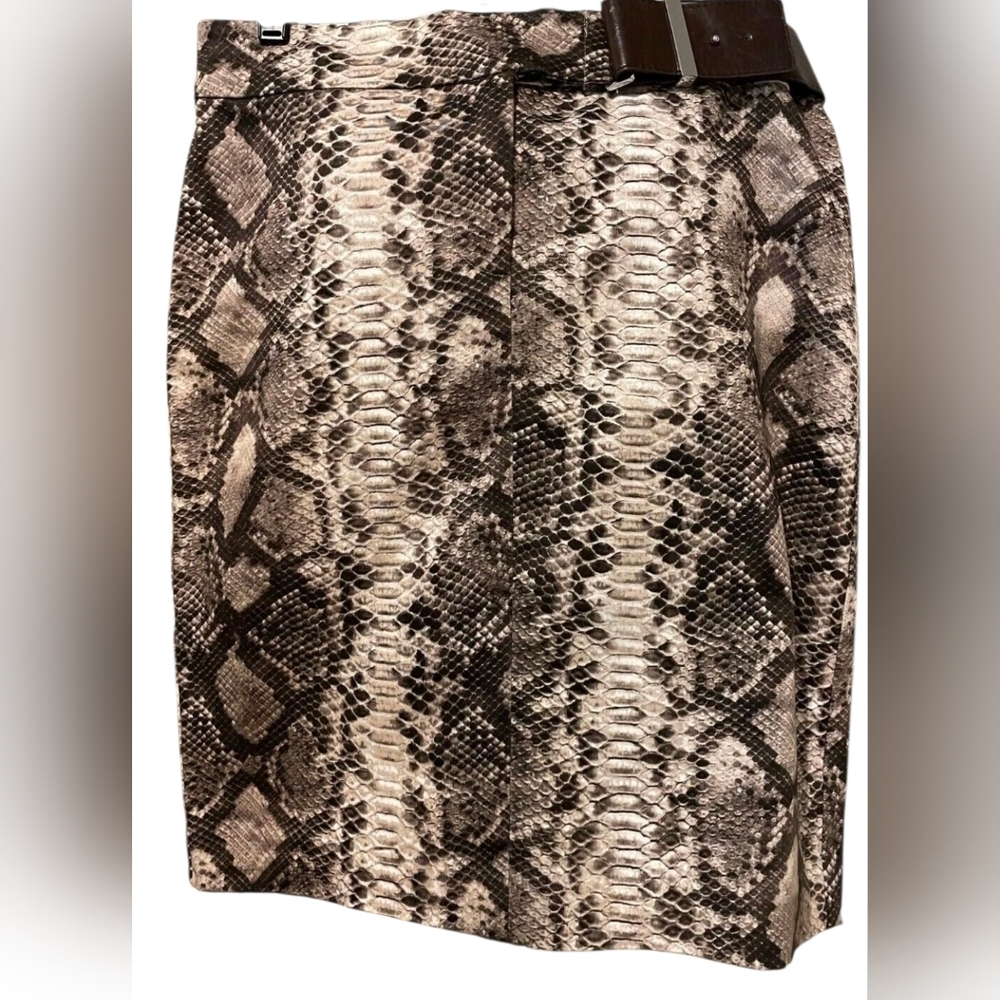 MICHAEL KORS Womens Snake Print Skirt - Sz 4